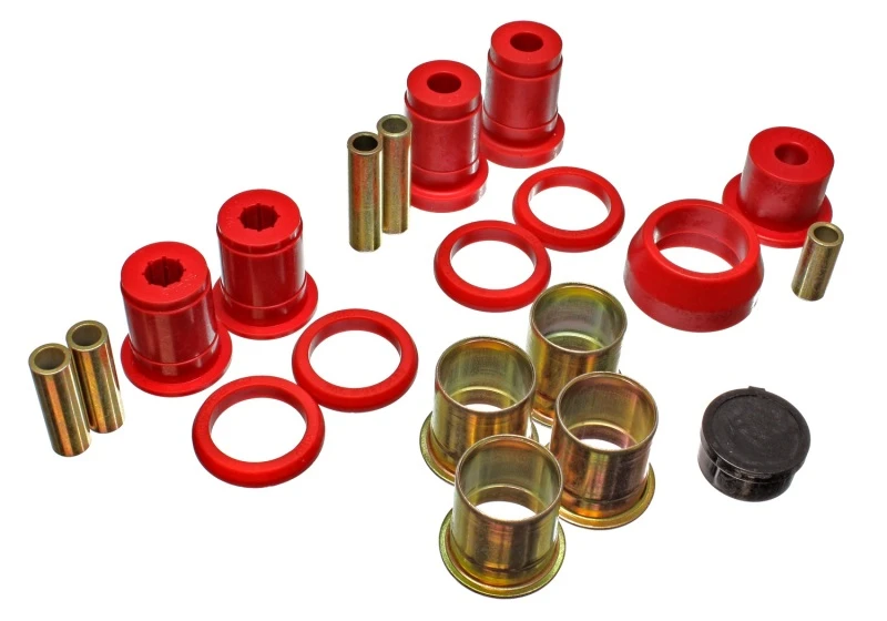 Energy Suspension 75-80 Chevy Monza Rote Hinterachslenker-Buchsen-Set mit Schubwascher
