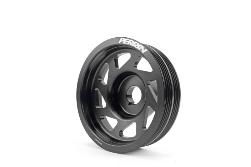 Perrin Crank Pulley for WRX/STi EJ Engines (w/o AC) - Black