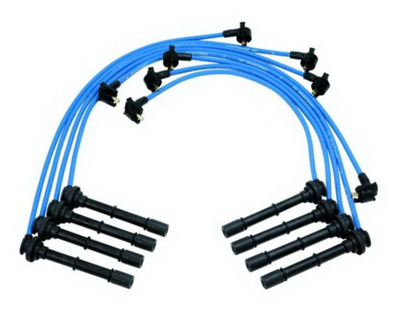 Ford Racing 9mm Zündkerzenkabel-Sätze - Blau