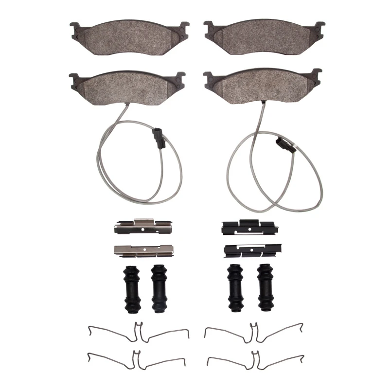 DFC 18-20 Coachmen Mirada Front/Rear 5000 Advanced Semi Metallic Brake Pads and Hardware Kit