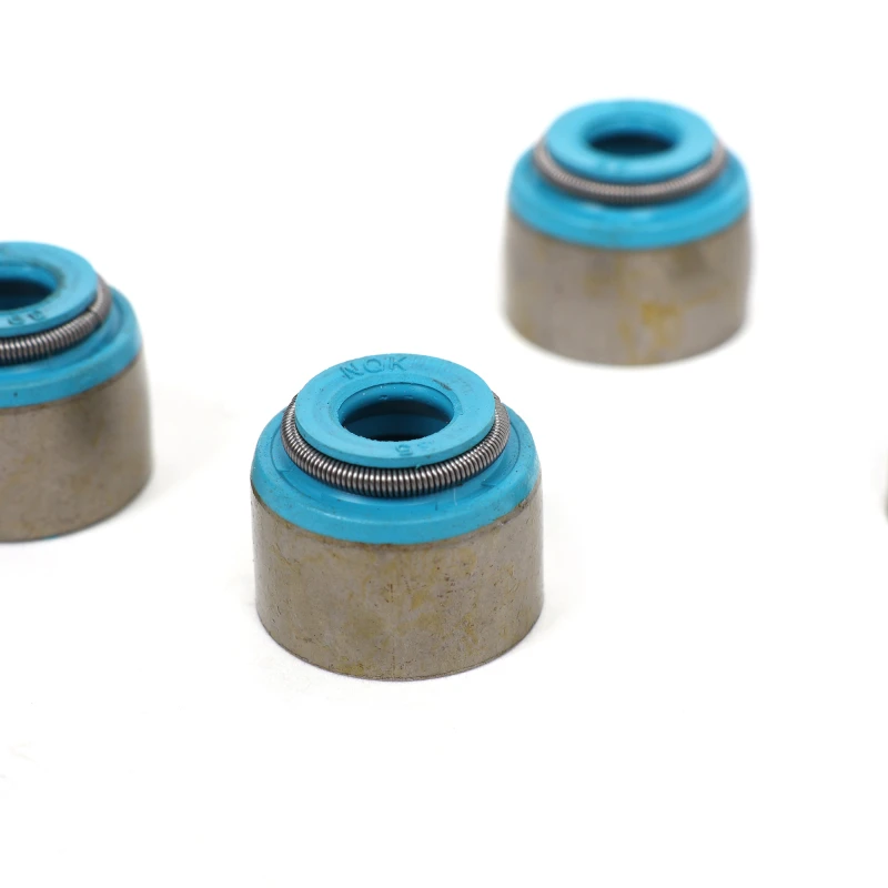 BLOX Racing Honda 5.5mm Valve Stem Seals Blue FKM - Set of 16