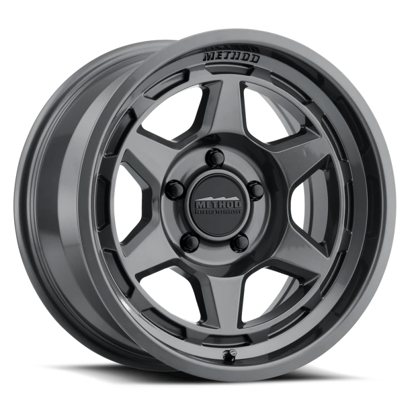 Method MR708 Bead Grip 17x9 / -38mm Offset / 5x4.5 / 83mm CB - Gloss Titanium