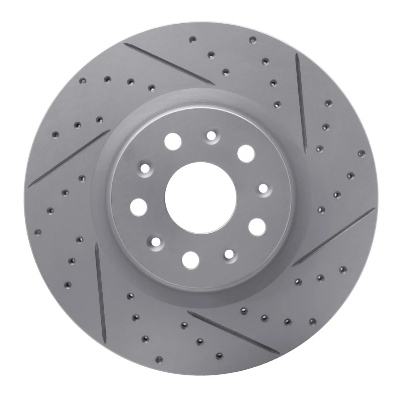 DFC 14-25 Cadillac Ct5 Front Right Drilled & Slotted Geoperformance Rotor