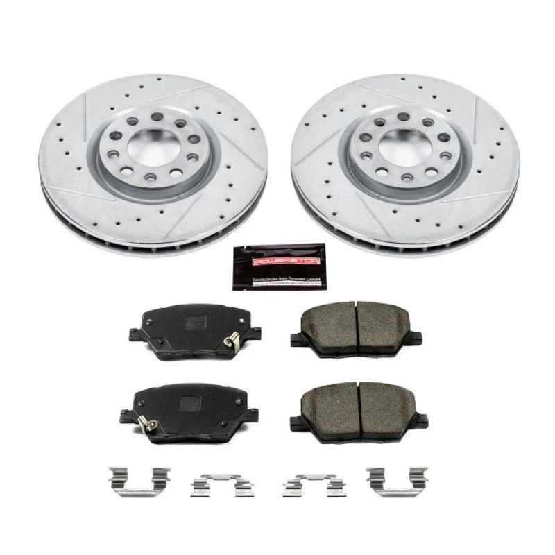 powerstop_K7299-67944deb99818 Power Stop 16-18 Fiat 500X Front Z23 Evolution Sport Brake Kit
