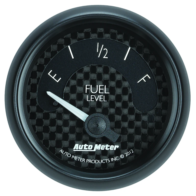 Autometer GT Series 52mm Short Sweep Electronic 0-90 ohms Fuel Level (For most 65-97 GM)