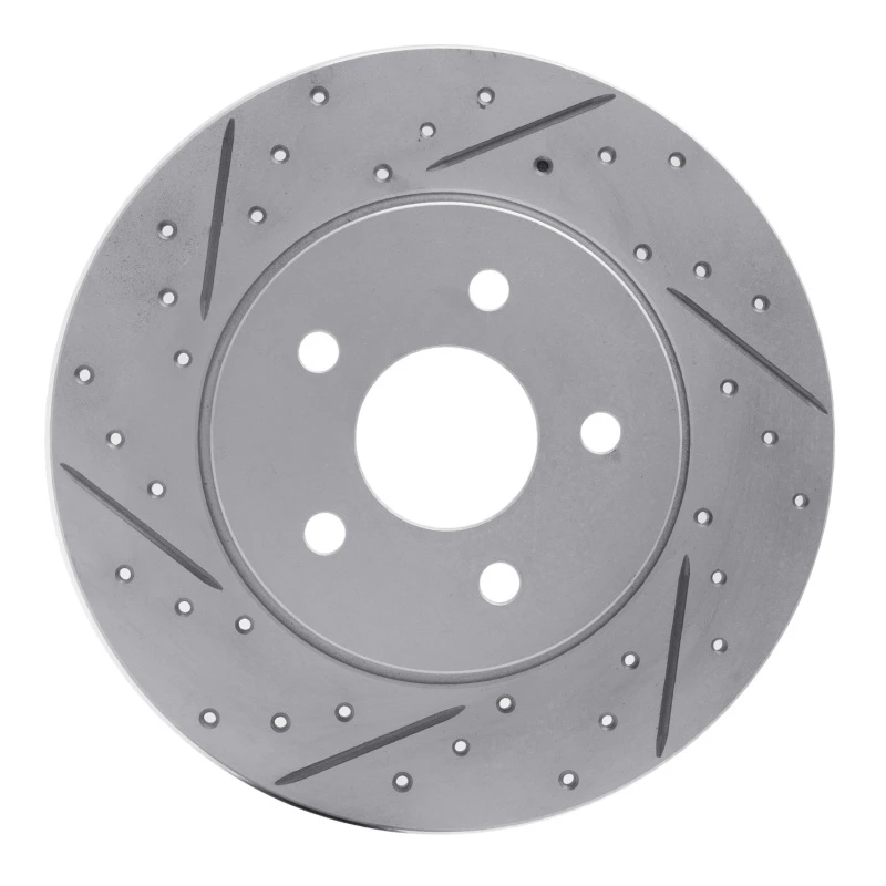 DFC 01-08 Ford Mondeo (Mexico) Rear Right Drilled & Slotted Geoperformance Rotor