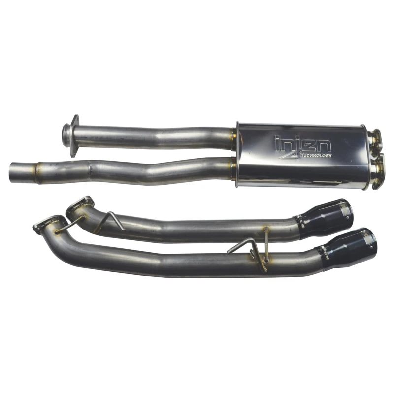 Injen 17-20 Ford F150 Raptor Super Crew V6 3.5L 3in Kat-Back-Edelstahl-Auspuffanlage mit Dual-Black-Chrome-Endrohren