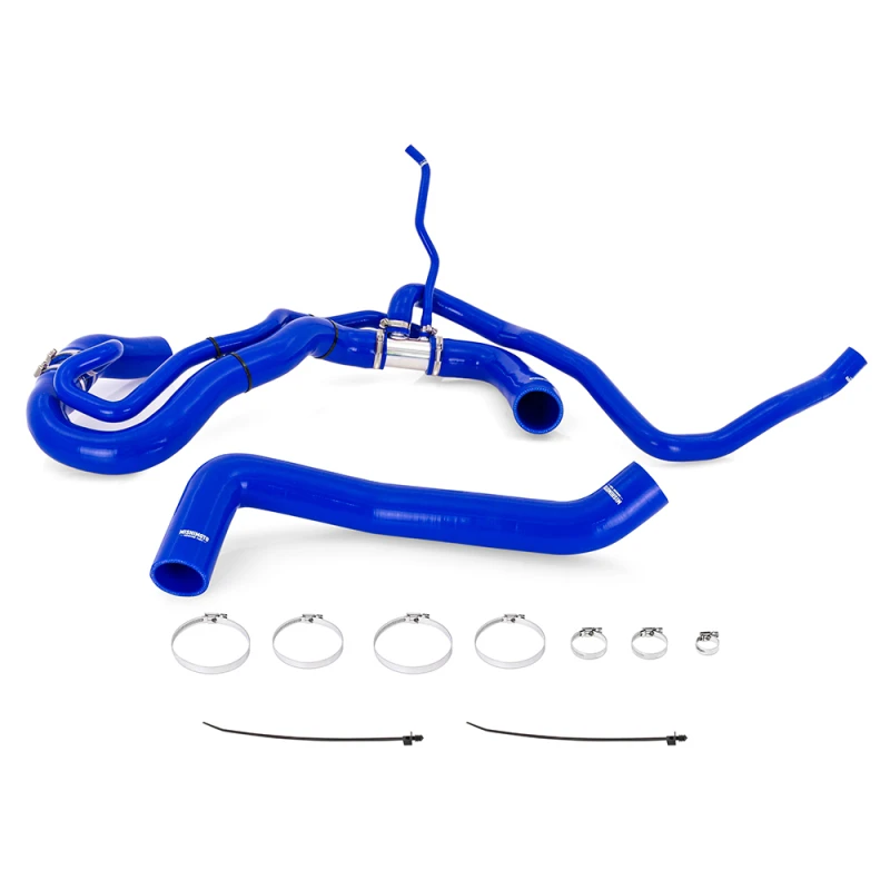 Mishimoto 17-19 Chevrolet Duramax 6.6L L5P Blaue Silikonkühlmitteleinsatz-Schlauch-Kit