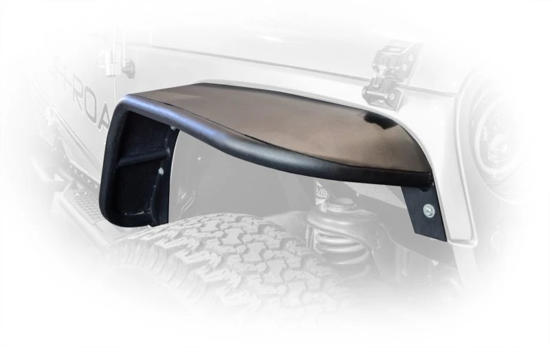 DV8 Offroad Flat Tube Fender für 2007–2018 Jeep Wrangler JK
