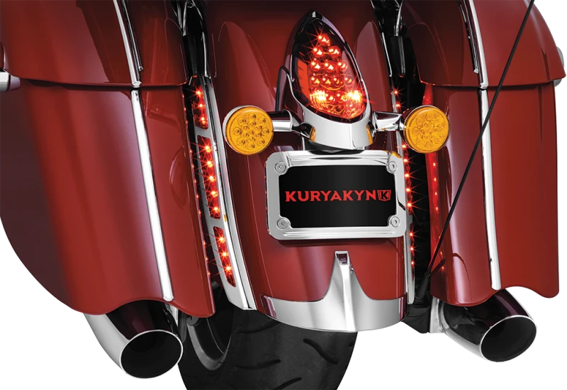 Kuryakyn LED Heckkotflügel Lichtleiste für Indian Chrome