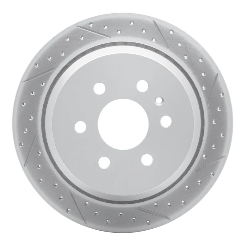 DFC 15-20 Chevrolet Colorado Rear Right Drilled & Slotted Geoperformance Rotor