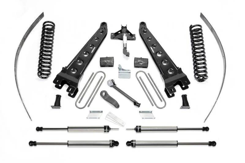 Fabtech 08-16 Ford F250 4WD mit Werks-Überlastung 8-Zoll-Rad-Arm-System mit Spulen und Dlss-Schocks