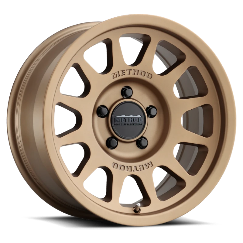 Method MR703 17x8.5 0mm Offset 5x5 71.5mm CB Method Bronze Wheel