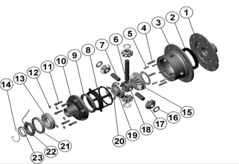 ARB Sp Halterungsstift-Set 4