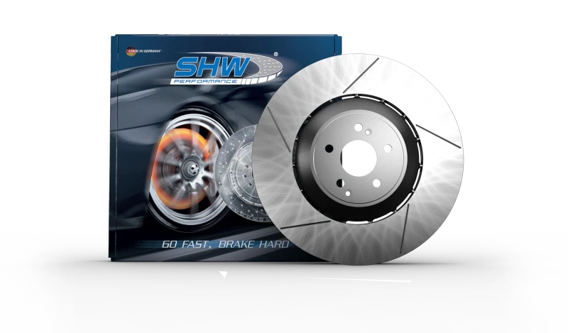shw-performance_PFL49725-67949a0d14466 SHW 11-15 Mercedes-Benz C63 AMG 6.3L Front Drilled-Slotted Lightweight Brake Rotor (2124210512)