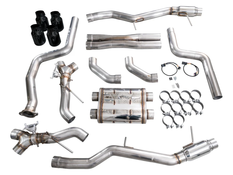 AWE Tuning 22-26 Cadillac CT5-V Blackwing SwitchPath Exhaust - Diamond Black Tips