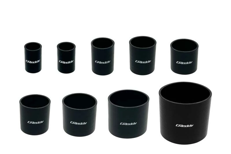 GReddy 100mm x 100mm Silicone Straight Hose - Black