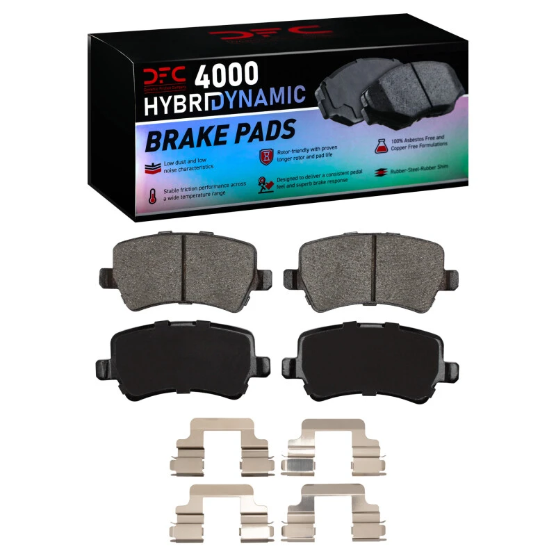 DFC 07-18 Volvo S60/S80/XC60/V60 Rear 4000 HybriDynamic Brake Pads and Hardware Kit