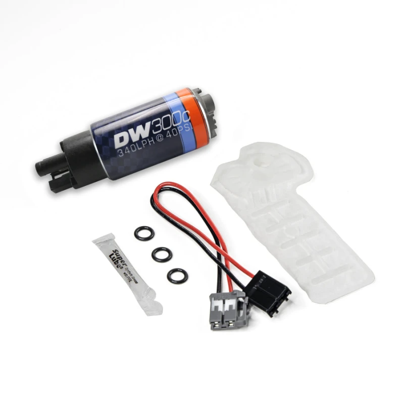 DeatschWerks 2016+ Infinity Q50 340lph Kompakt-Benzinpumpe ohne Clips mit 9-1061 Installationskit