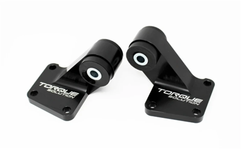 Torque Solution Billet Rear Differential Mounts for 03-06 Mitsubishi EVO VII-IX - Black