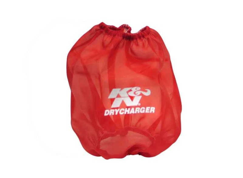 K&N Rundkonischer Drycharger-Luftfilter-Wrap Rot 7,5 Zoll Basis-ID x 5 Zoll Ober-ID x 7,5 Zoll H