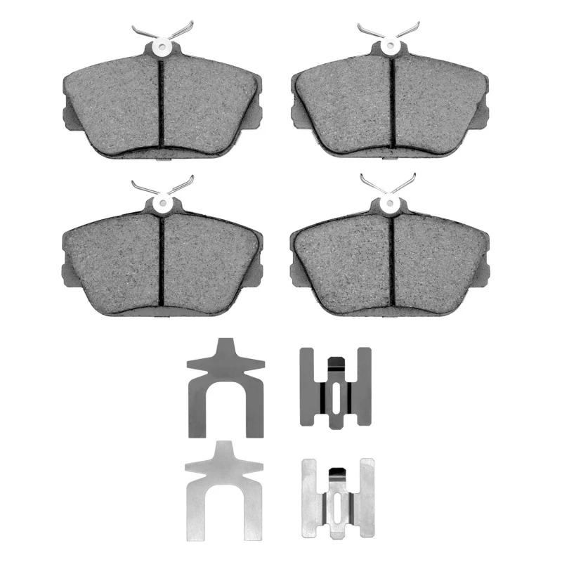 DFC 95-02 Ford Taurus SHO Front 5000 Advanced Low Metallic Brake Pads and Hardware Kit