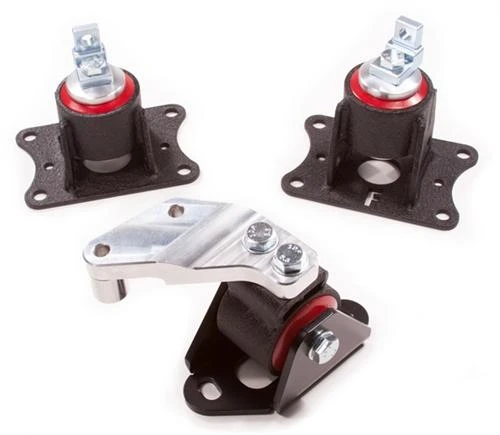 Innovative 04-08 Acura TSX K-Series Black Steel Mounts 95A Bushings