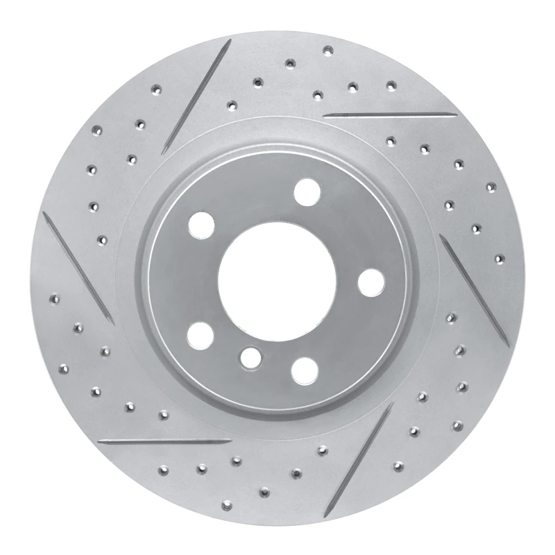 DFC 11-18 BMW X4 Rear Left Drilled & Slotted Geoperformance Rotor