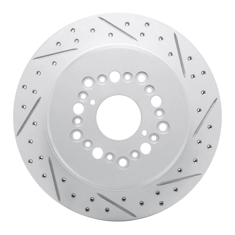 DFC 92-00 Lexus Gs300 Rear Right Drilled & Slotted Geoperformance Rotor