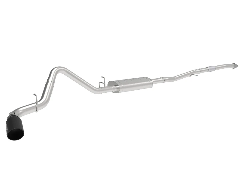 AFE Apollo GT Serie 19-20 GM 1500 2.7L (T) 409 SS CB Auspuffsystem mit schwarzer Spitze