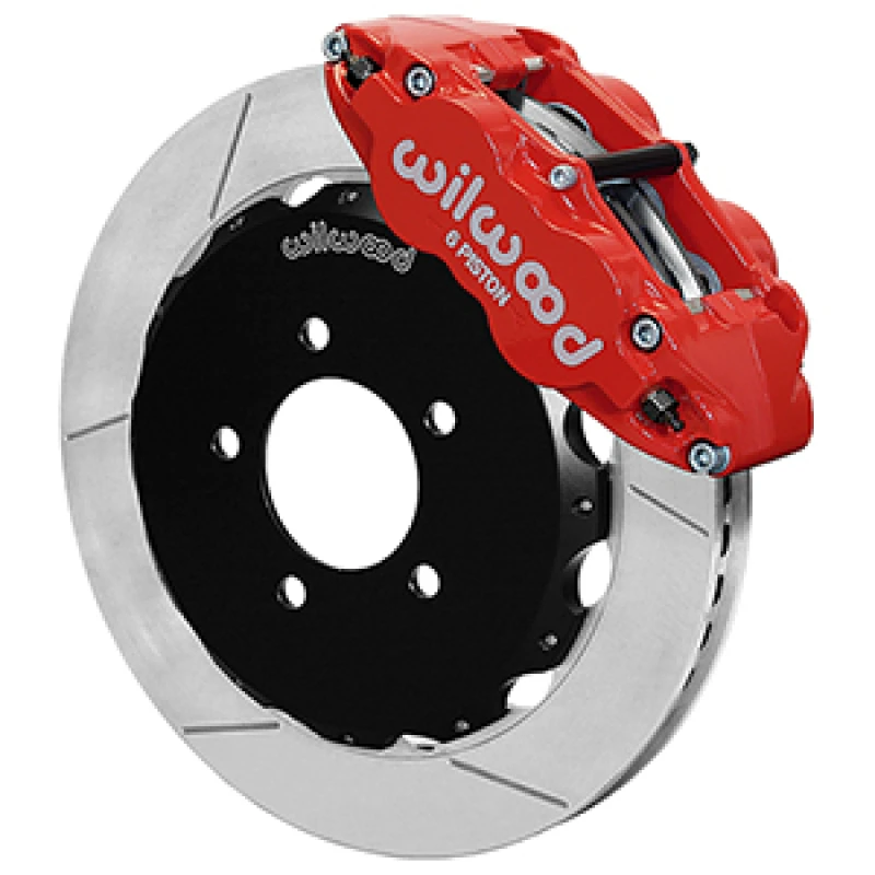 Wilwood 2013+ Honda Civic OEM 57mm Schmiedeteile Narrow Superlite 6R Big Brake Vorderrad Bremse Kit - Rot