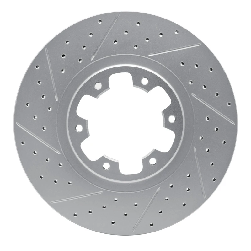 DFC 98-04 Infiniti QX4 Front Left Drilled & Slotted Geoperformance Rotor