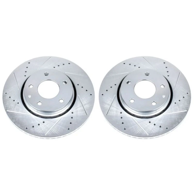 Power Stop 16-19 Mazda CX-5 Front Evolution Drilled & Slotted Rotors - Pair