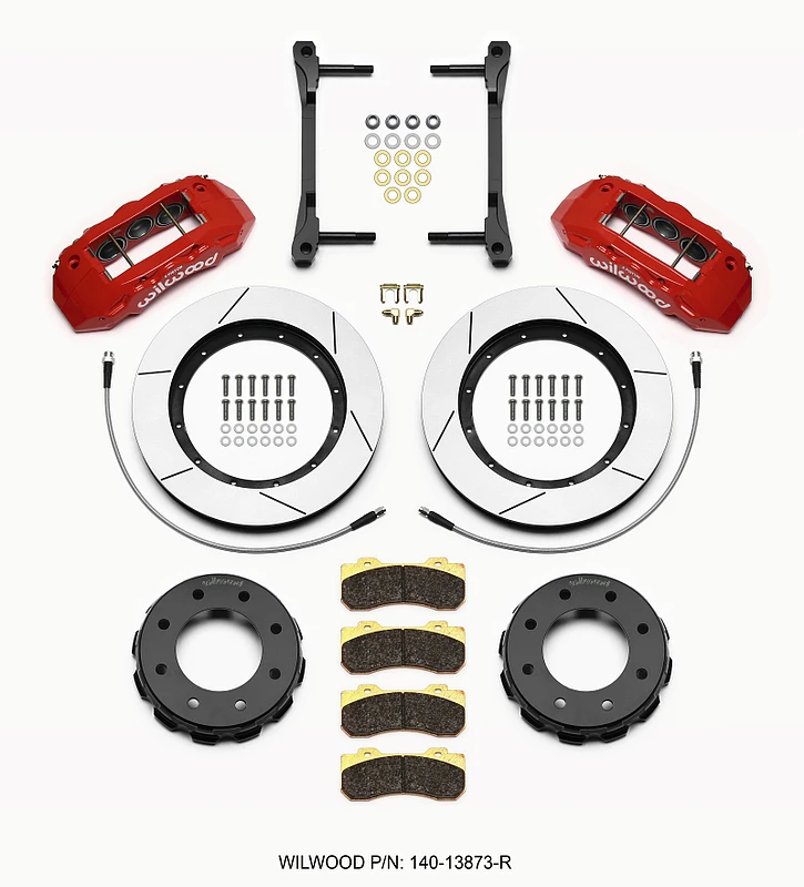 Wilwood TX6R Vorderkit 15,00 Zoll Rot 2011-2015 GM Truck/SUV 2500