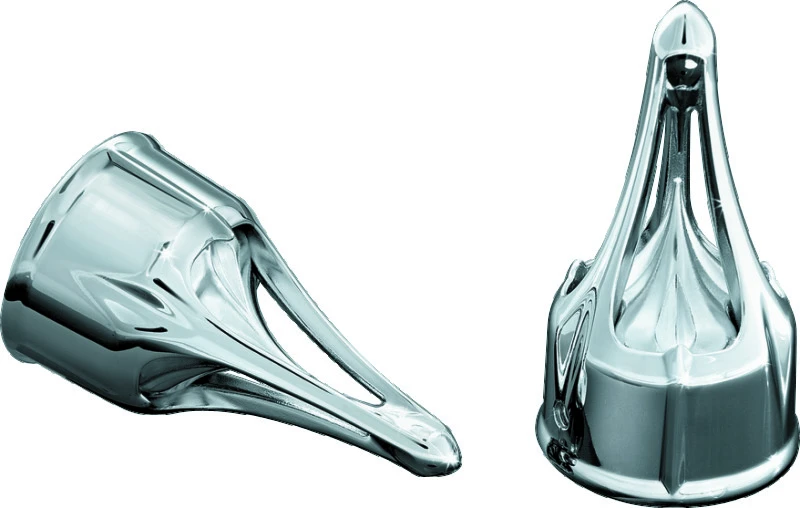 Kuryakyn Roman Axle Caps Chrome für Harley Davidson