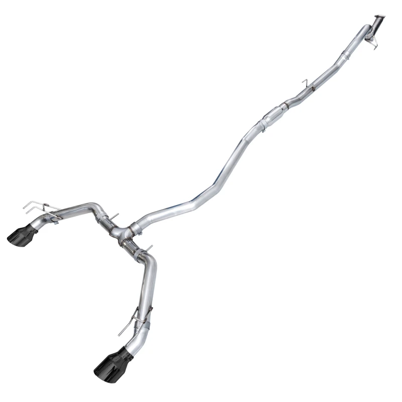 AWE Tuning 22+ Honda Civic Si/Acura Integra Track Edition Catback Auspuff - Doppelte Diamant-Schwarz Spitzen