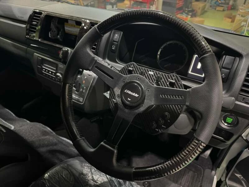 GReddy Sports Steering Wheel - Carbon