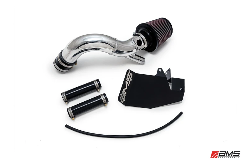 AMS Performance Replacement Intake Pipe w/MAF Housing & Bungs - Black for 08-15 Mitsubishi EVO X