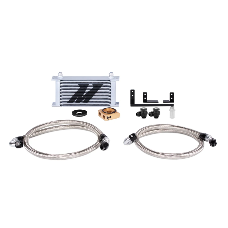Mishimoto 2016+ Mazda Miata Thermostatisches Öl-Kühler-Kit - Silber