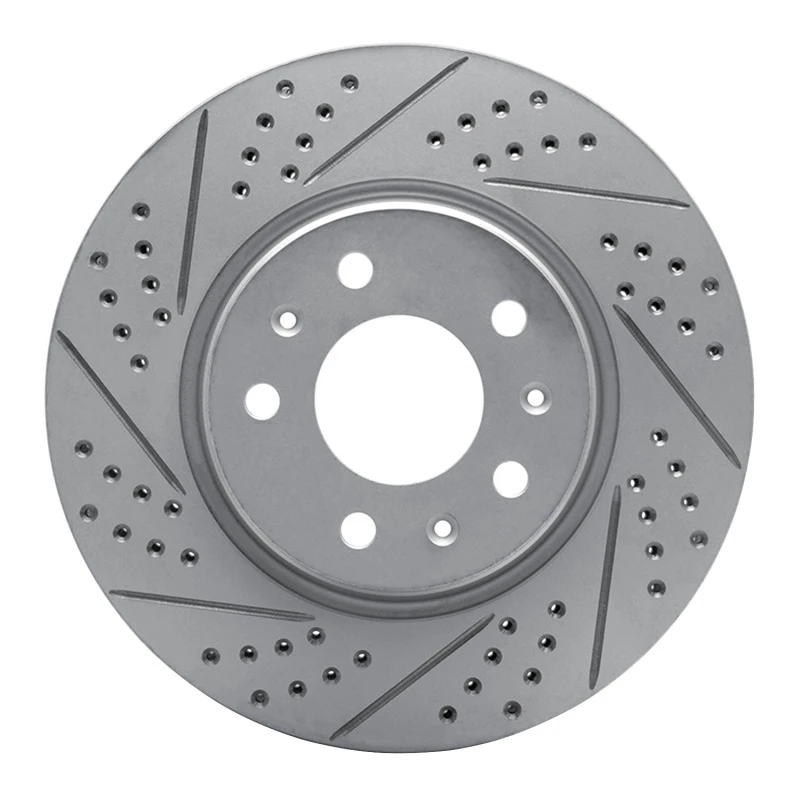 DFC 03-08 Cadillac Cts Front Left Drilled & Slotted Geoperformance Rotor