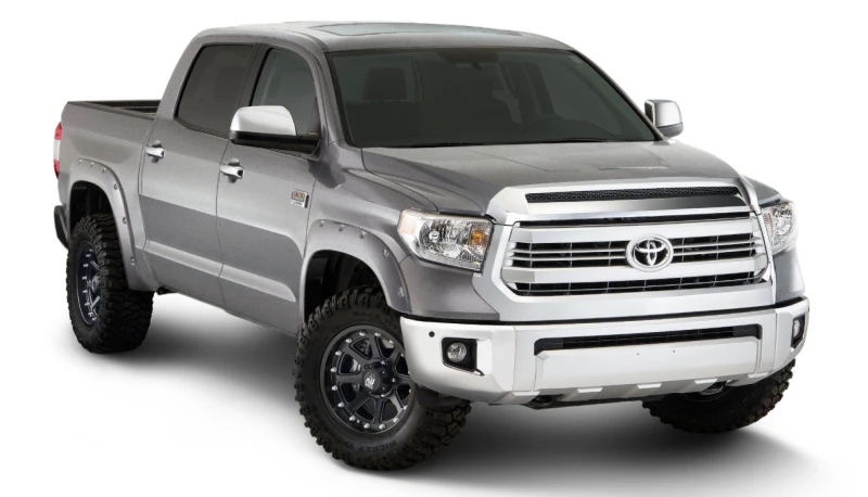 Bushwacker 16-18 Toyota Tundra Fleetside Pocket Style Flares 4-teilig 66,7/78,7/97,6 cm Bett - Silver Sky