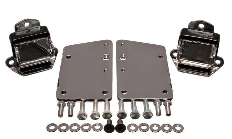 Energy Suspension LS-Serie schwarzes Motor-Konverterset - Chrom-plattiert