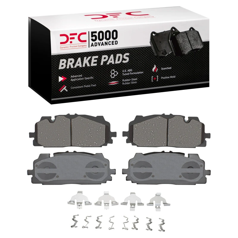 DFC 17-17 Audi Q7 Front 5000 Advanced Ceramic Brake Pads and Hardware Kit