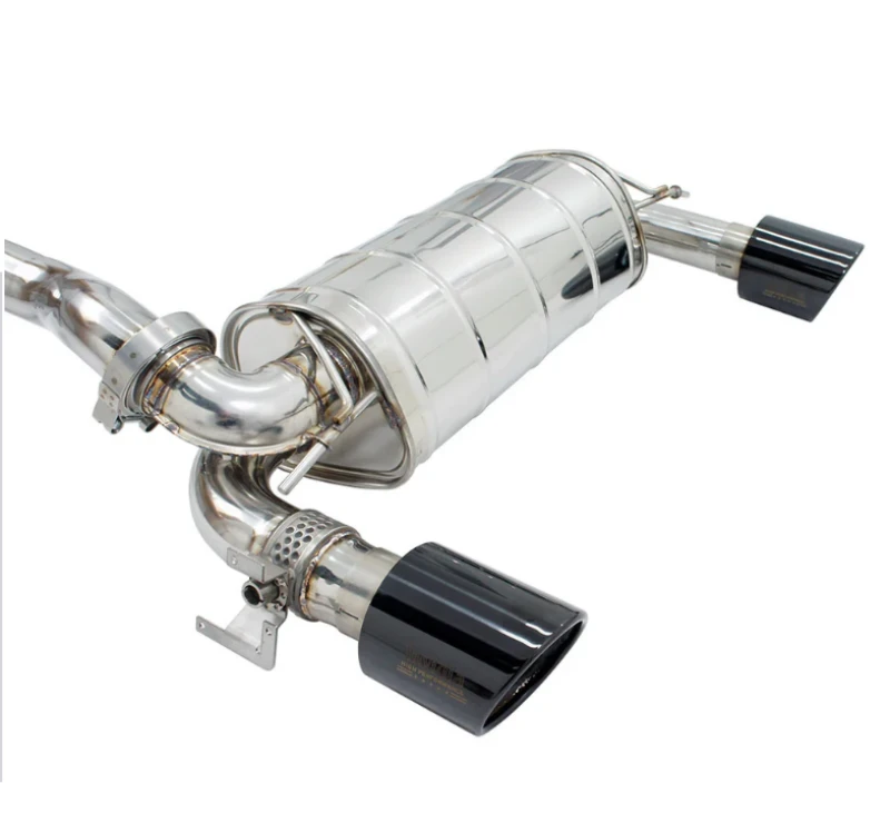 Invidia Q300 w/Valve Rolled Black Tip Cat-Back Exhaust