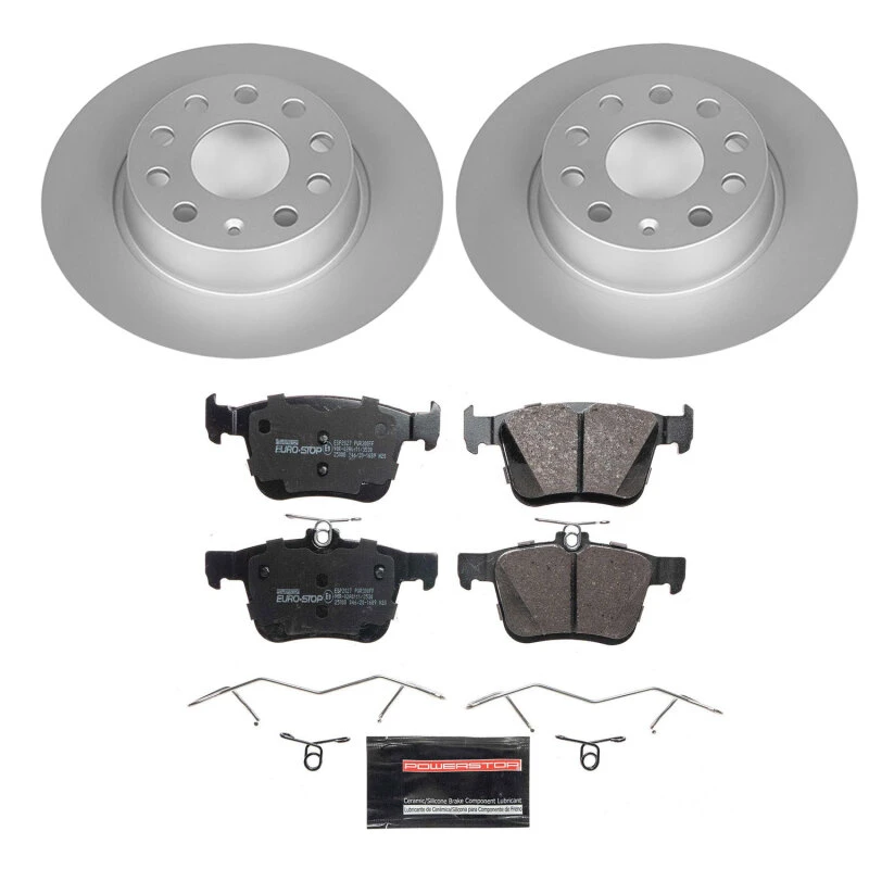 Power Stop 15-20 Audi A3 Rear Euro-Stop Brake Kit