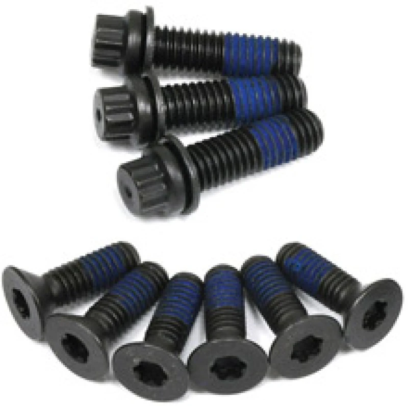 ATI Damper Bolt Pack - 6 Bolt - mit Feingewinde - 3/8 - 24x1 1/2 - Nicht Chrysler - 12 Schrauben