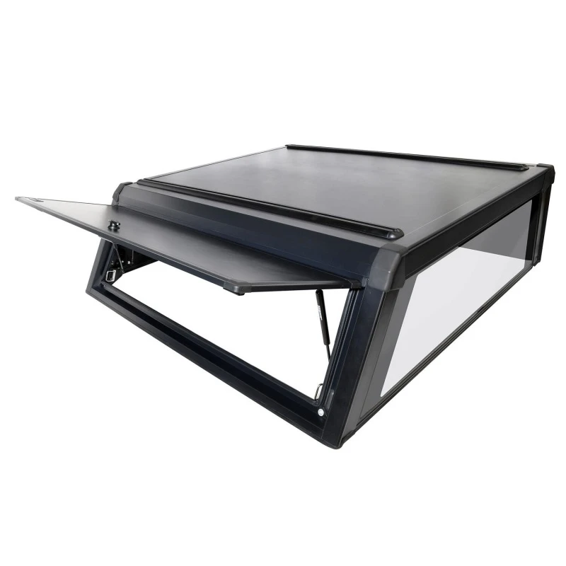 Westin EXP Truck Cap COMPLETE KIT A + BS (19-23 Ford Ranger CC 5ft. Bed) - Black