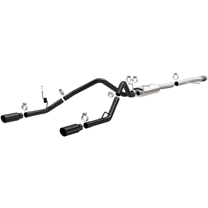 magnaflow_15361-6793a2221233f MagnaFlow SYS Cat-Back 4 Zoll Schwarz Dual Split Rear Tips 14-15 Chevy Silverado/GMC Sierra 4.3L-5.3L