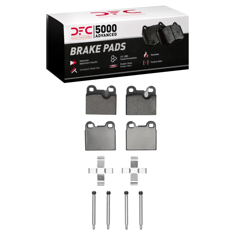 DFC 79-81 BMW 528I Rear 5000 Advanced Low Metallic Brake Pads and Hardware Kit