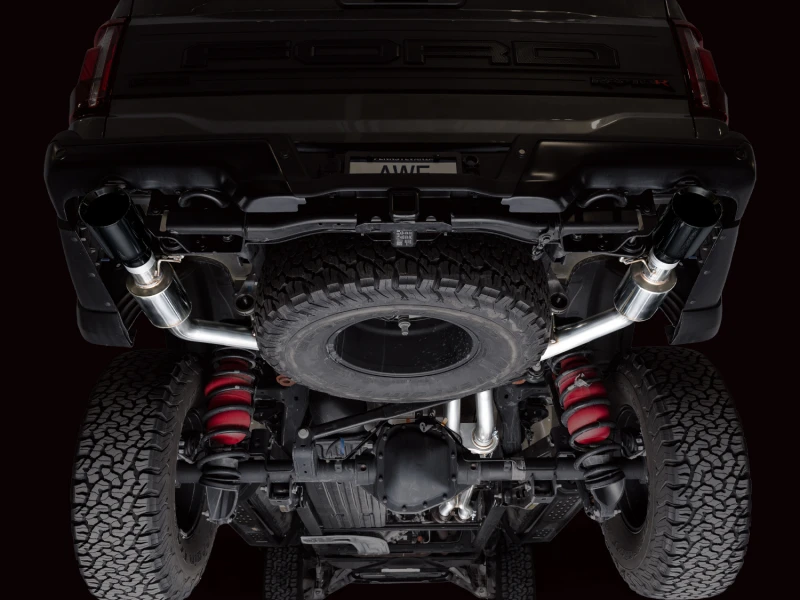 AWE Gen 3 Raptor R SwitchPath Exhaust - Diamond Black Tips